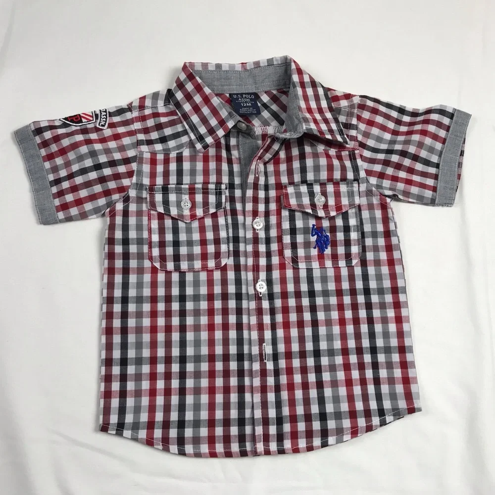 2 PC Polo Ralph‎ Lauren Overalls & matching shirt